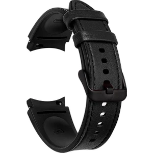 Zshskj Samsung Galaxy Watch4 Için Silikon + Deri Tokalı Saat Kayışı (Yurt Dışından)