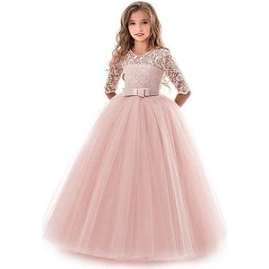 Masho Trend Mashokids Çocuk Abiye Takımı - Çocuk Elbisesi - Çocuk Kostümü - Çocuk Kostümü - Tarlatanlı Model