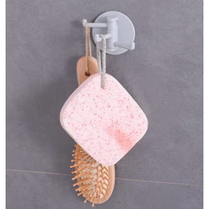 3 Kancalı Çok Amaçlı Plastik Banyo Mutfak Askı