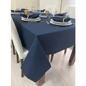 Zeren Home Sıvı Geçirmez Dertsiz Masa Örtüsü Lacivert