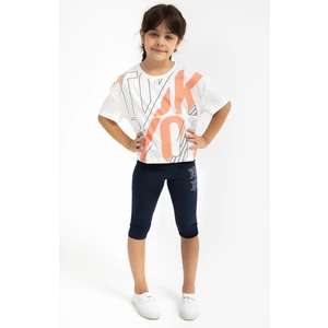 Tokyo Krem Kız Çocuk Tayt Takım