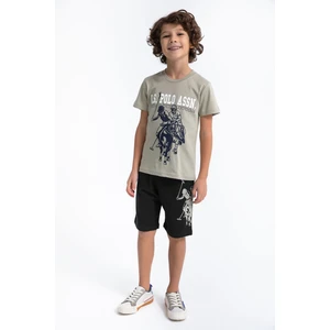 U.S. Polo Assn. Erkek Çocuk Bermuda Takımı A.hakı Siyah