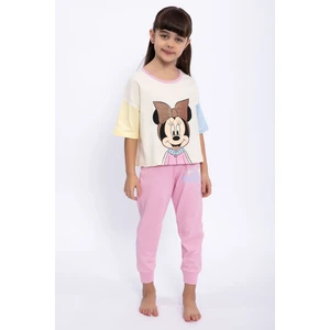 Minnie Mouse  Trending Minnie Fildişi Kız Çocuk Eşofman Takımı