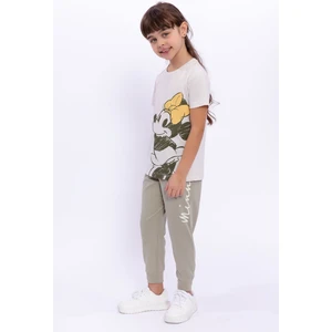 Minnie Mouse  Kremmelanj Kız Çocuk Pijama Takımı