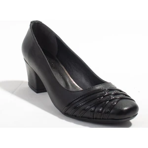 DZA07-7268641 Siyah Klasik Topuklu Kadın Ayakkabı