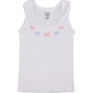 166 Kız Geniş Askılı Işlemeli (6 Lı)