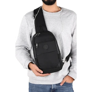 Strong Kulaklık Çıkışlı Tek Kol Göğüs ve Sırt Çantası ,çapraz Çanta Body Bag TK02