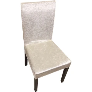 Koyu Kahverengi Kadife Sandalye Kılıfı Örtüsü 6Li