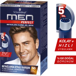 Men Perfect Saç Boyası No: 50 Açık Kahve