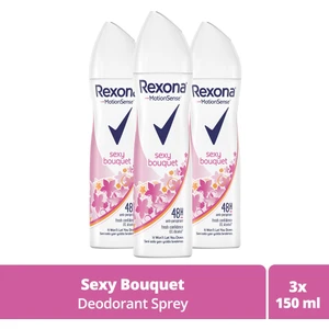 Motionsense Kadın Sprey Deodorant Sexy Bouquet 150 Ml X3