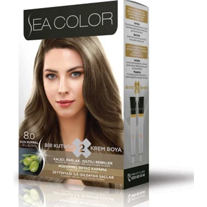 Sea Color 8.0 Açık Kumral Set Boya