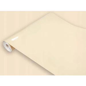446-2214 Parlak Krem Kendinden Yapışkanlı Folyo (45CM x 2mt)