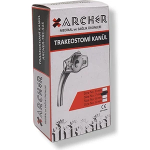 Gümüş Kanül-Trakeostomi Kanülü 7/11 Numara