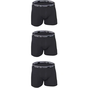 Seher Yıldızı Likralı Erkek Boxer 0060 3 Lü | Siyah