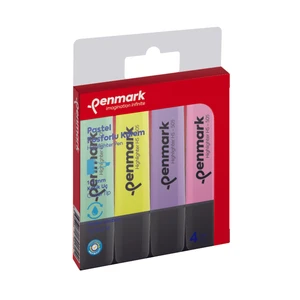 Highlighter Pastel Fosforlu Kalem 4 Renk - Blisterli