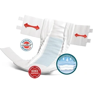 Esnek Bel Bantlı Yetişkin Hasta Bezi Xlarge 30'Lu 2 Paket 60 Adet