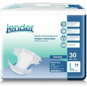 Tekstil Yüzeyli Bel Bantlı Yetişkin Hasta Bezi Large 30'Lu Paket