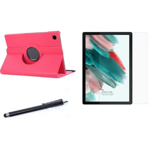 Nezih Case Samsung Galaxy Tab A8 10.5 SM-X200 / SM-X205 Uyumlu 360 Rotating Stand Deri Kılıf Seti