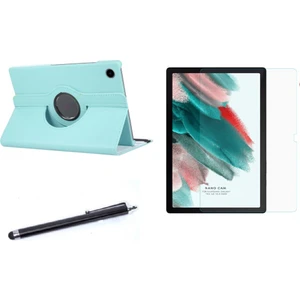 Nezih Case Samsung Galaxy Tab A8 10.5 SM-X200 / SM-X205 Uyumlu 360 Rotating Stand Deri Kılıf Seti