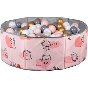 Baby Marine Katlanabilir Top Havuzu + 150 Adet 5 Renk Top - Sevimli Pembe