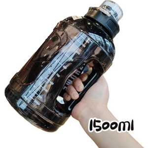 1.5 L Taşınabilir Su Şişesi - Siyah (Yurt Dışından)