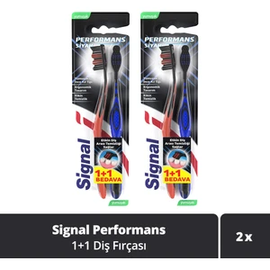 Diş Fırçası Performans Siyah 1+1 X2