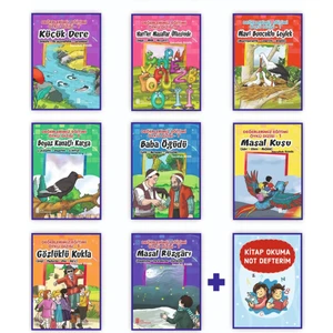 Ata Yayıncılık 1. Sınıf Değerler Eğitimi Öykü Dizisi + Kitap Okuma Not Defterim