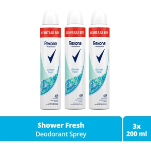 Motionsense Kadın Sprey Deodorant Shower Fresh 200 ml X3