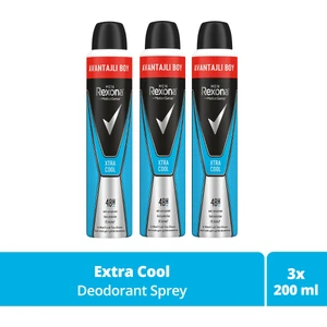 Men MotionSense Erkek Sprey Deodorant Xtra Cool Ter Kokusuna Karşı Koruma 200 ML x3