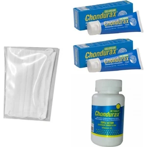 Jel 75 ml 2 Adet+ Chondurax Triple Action Glucosamine 90 Tb 1 Adet  (Hediye 10 Adet Maske)