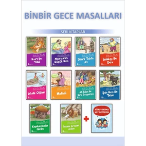 Ata Yayıncılık 1. Sınıflar Için Binbir Gece Masalları + Kitap Okuma Not Defteri