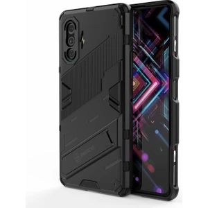 Xiaomi Redmi K40 Gaming Için Pc + Tpu Hibrit Telefon Kılıfı - Siyah (Yurt Dışından)