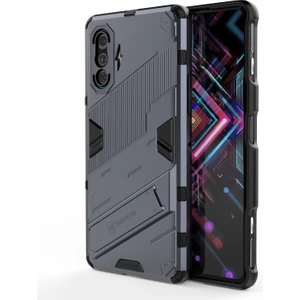 Xiaomi Redmi K40 Gaming Için Pc + Tpu Hibrit Telefon Kılıfı- Koyu Mavi (Yurt Dışından)