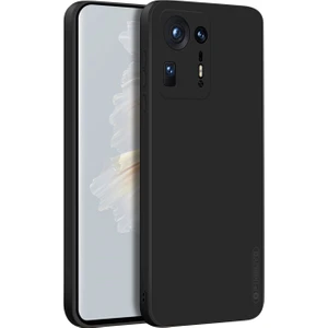 Xiaomi Mix 4 Için Yumuşak Silikon Fiber Darbeye Dayanıklı Telefon Kılıfı  - Siyah (Yurt Dışından)