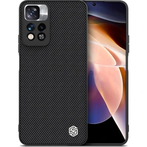 Xiaomi Redmi Note 11 Pro / Note 11 Pro Plus 5g Için Naylon Fiber Doku Sert Pc + Yumuşak Tpu Telefon Kılıfı -Siyah (Yurt Dışından)