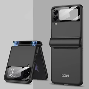 Gkk Samsung Galaxy Z Flip 3 Için Manyetik Katlanır Sert Pc Telefon Kılıfı (Yurt Dışından)