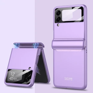 Gkk Samsung Galaxy Z Flip 3 Için Manyetik Katlanır Sert Pc Telefon Kılıfı (Yurt Dışından)