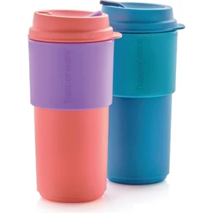 Taşıma Bardağı 2'li 490 ml Çay Kahve Taşıma Bardağı
