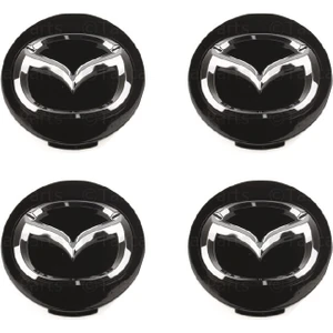 Mazda 3 Jant Göbek Takım 4 Adet (Siyah) 2004-2015