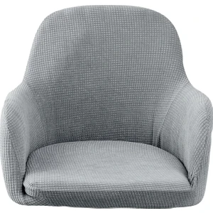 B Baosity Jakarlı Yemek Sandalye Slipcovers Yemek Odası Sandalye Koruyucu Kahve (Yurt Dışından)