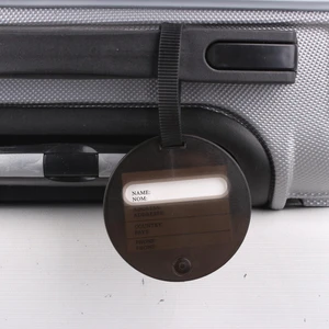 Siyah V2 Valiz Isimliği Uçak Bagaj Etiketi