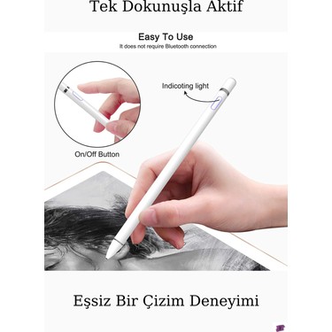 Apple iPad Pro 10.5 (7.nesil) Uyumlu Dokunmatik Ekran Kalemi Fiyatı