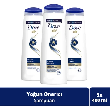 Dove Saç Bakım Şampuanı Yoğun Onarıcı Yıpranmış Saçlar İçin 400 ML