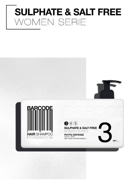 BARCODE Phyto Defense Tüm Saç Tipleri Için Derin Bakım Şampuan 1000 ml