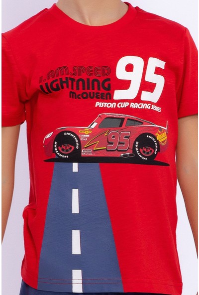 Cars7 Piston Cup Racing Series Kırmızı Erkek Çocuk Eşofman Takımı