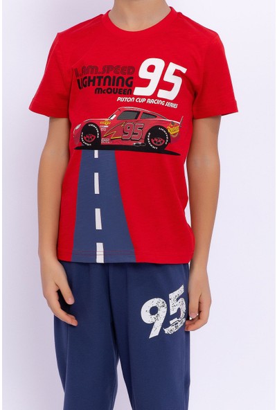 Cars7 Piston Cup Racing Series Kırmızı Erkek Çocuk Eşofman Takımı