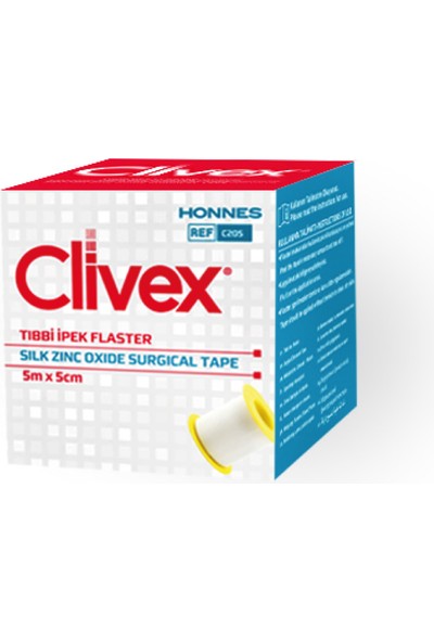 Clivex Flaster (Ipek) 5m x 2,5cm Clivex - 10 Kutu