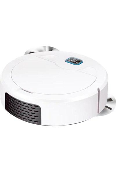 SunniMix Robot Vakum Akıllı Sessiz Temizleme Makinesi Zemin Süpürme Ev Beyaz (Yurt Dışından)