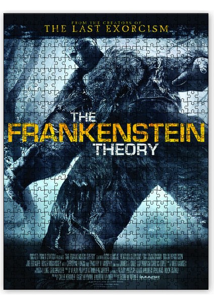 The Frankenstein Theory Poster 120 Parça Puzzle Yapboz Mdf (Ahşap)