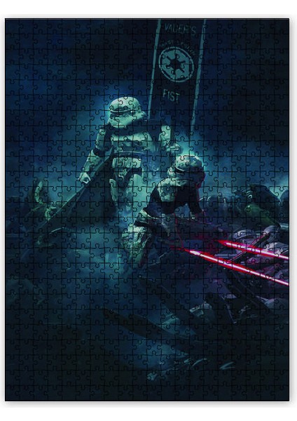 Star Wars Vader's Fist 120 Parça Puzzle Yapboz Mdf (Ahşap)